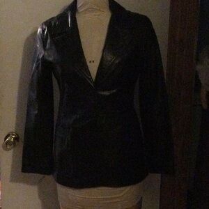 Women's Black Leather Jacket